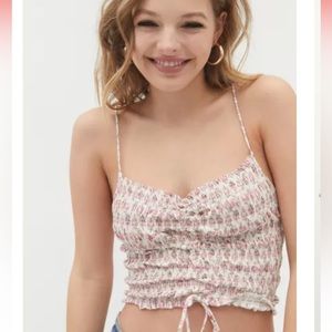 Urban Outfitters Floral Crop Top